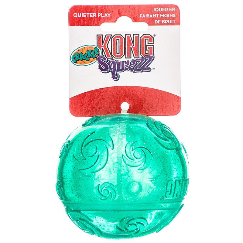 kong squeezz crackle ball