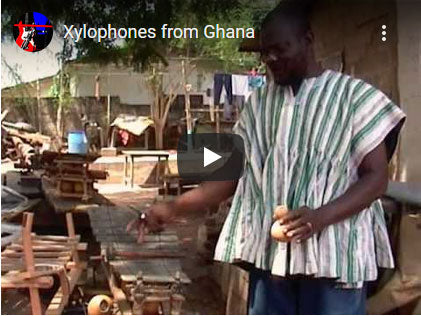 Xylophones from Ghana