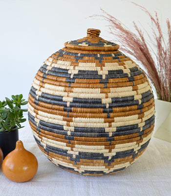 Handmade African Zulu Baskets from Swahili Modern