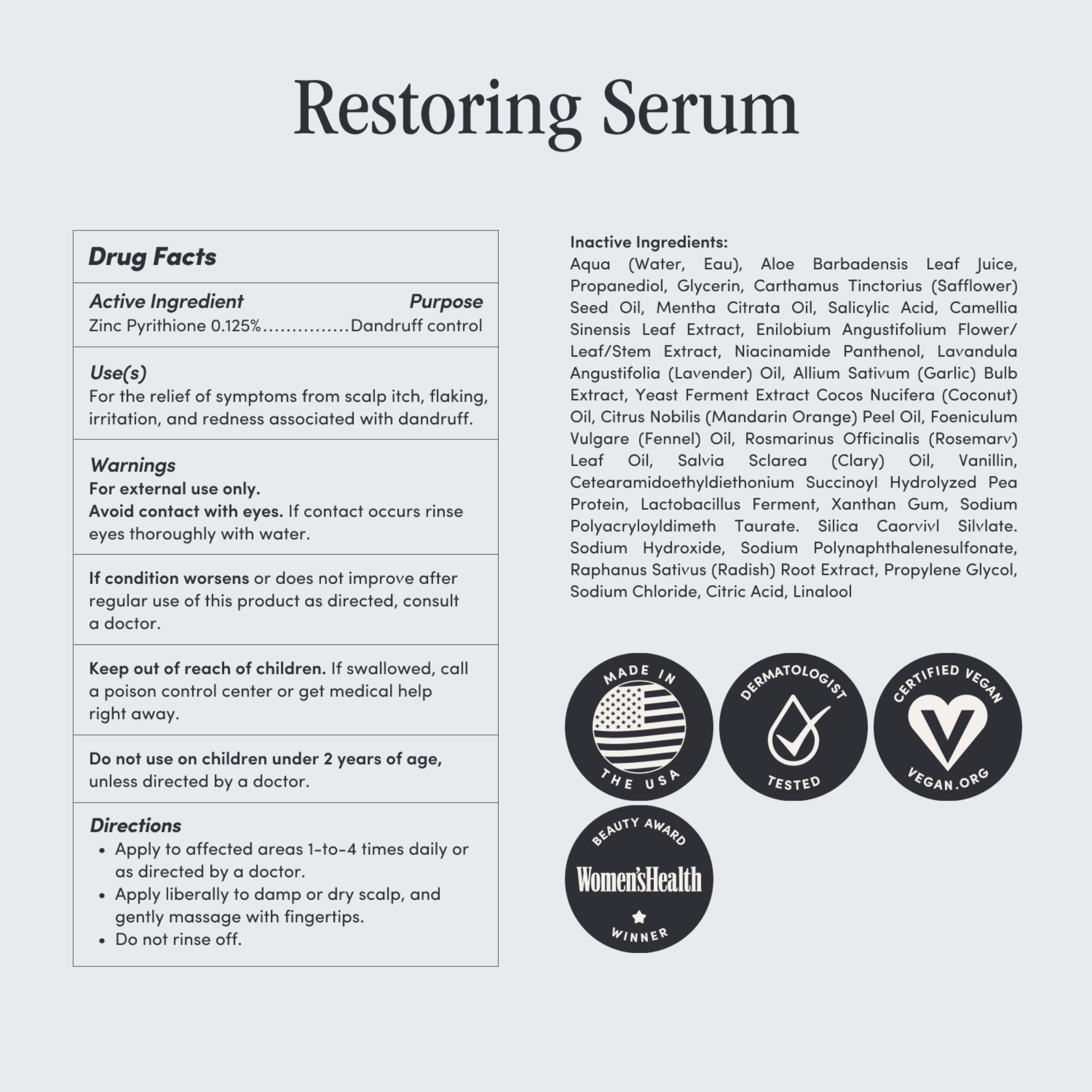 Restoring Serum