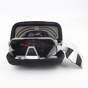 cycling glasses with rear view mirror