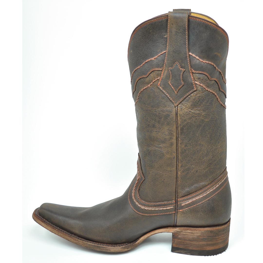 Men's Spanish Square Toe Cowboy Boots - Gavel Boots