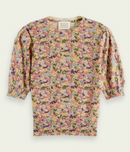 Load image into Gallery viewer, Scotch &amp; Soda Knit w/Puffy S/S in Floral Print