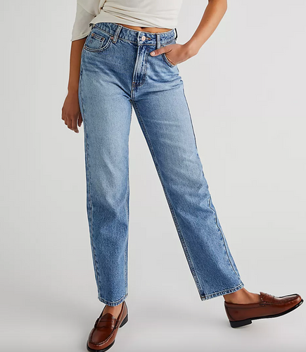 Free People Lasso Jeans  True Blue – Bella Chic