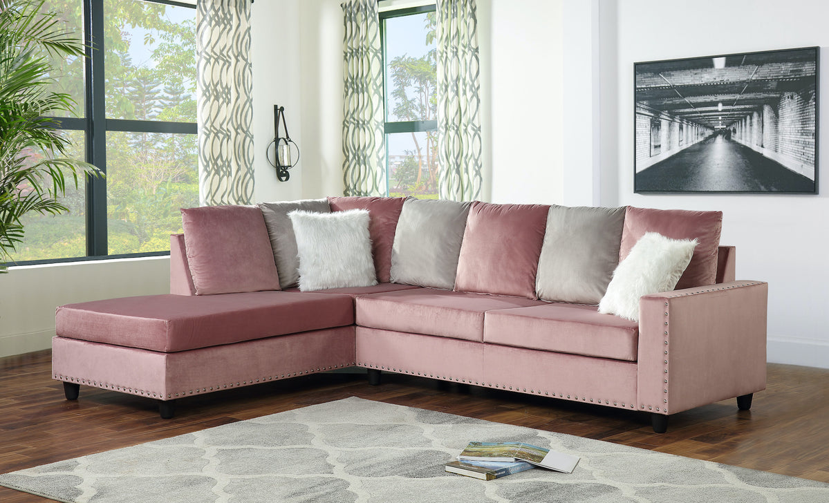 Martha Pink Sectional — Pitusa Furniture Store