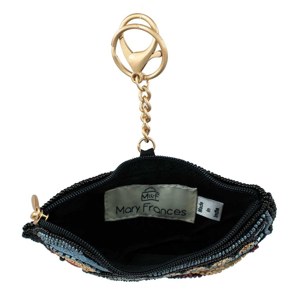 Luxury Leather Designer Zippy Key Chain Wallet With Black Flower Design For  Men And Women Key Coin Purse, Keychain, And Pouch From Chicken911, $5.08 |  DHgate.Com