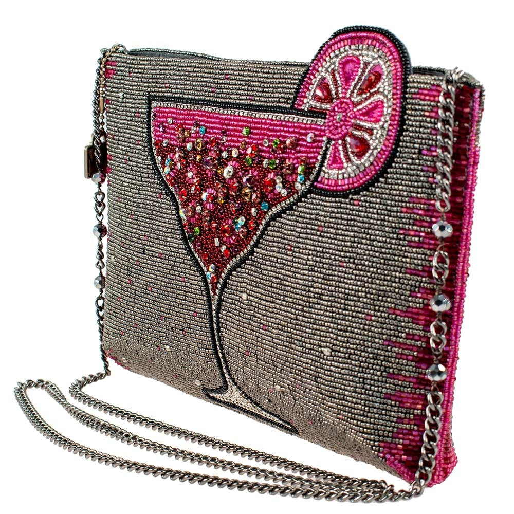 Mary Frances Pink Citrus In Paradise Crossbody Clutch Purse - Beach House  Gift Boutique