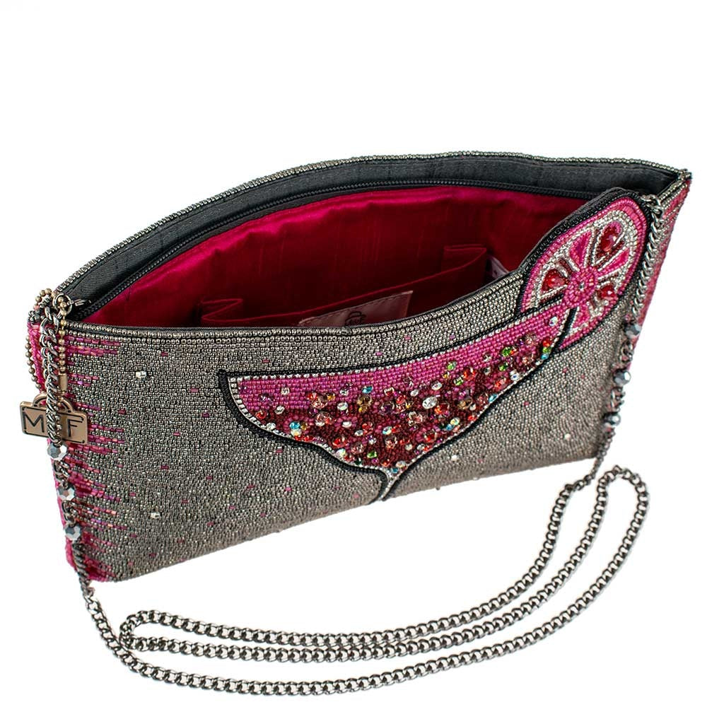 Buy Swarovski ELEMENTS Crystal Minaudiere Silver AB Metal Case Rectangle  Box Clutch Purse Pillow Bag Online in India - Etsy