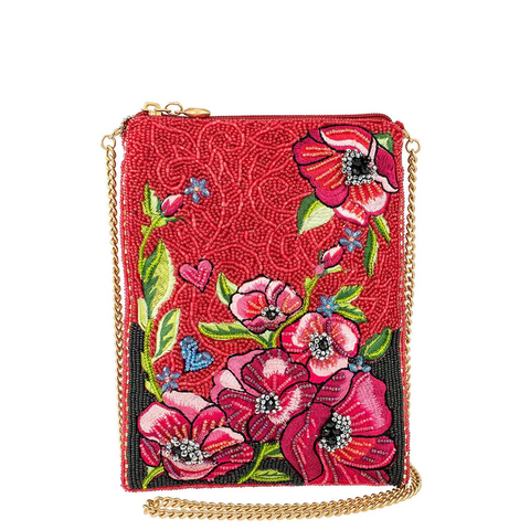 Poppy Power Mini Crossbody Clutch