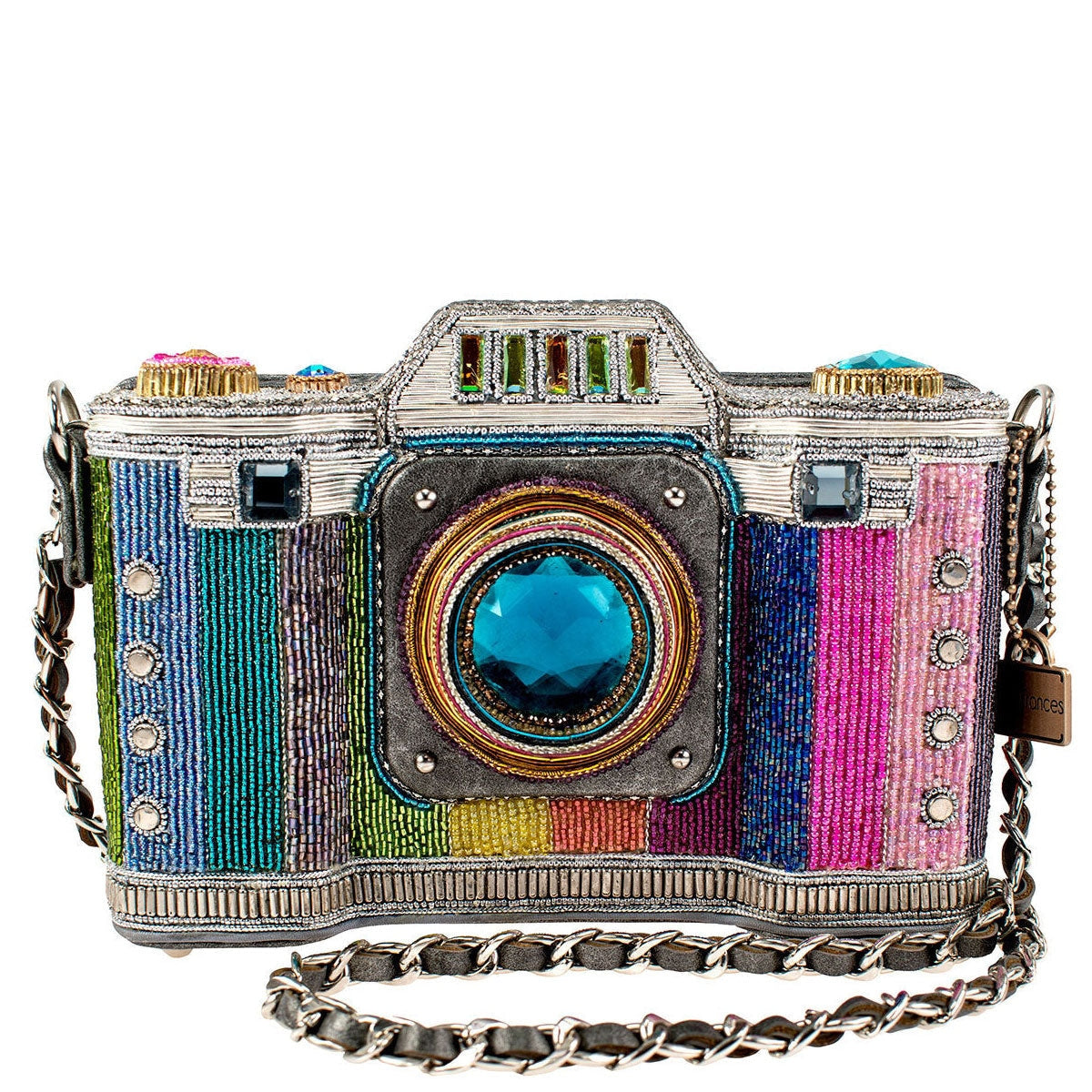 camera shaped purse