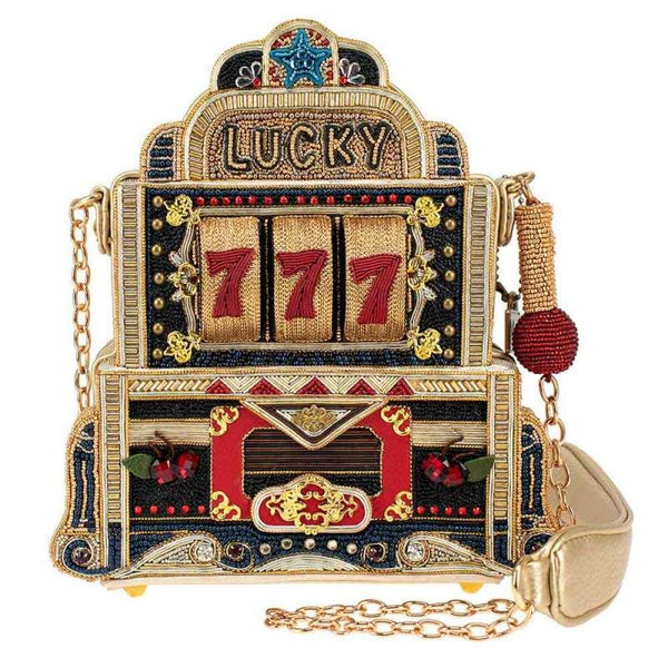 Lucky 7 Embellished Slot Machine Handbag - Mary Frances – Mary Frances  Accessories