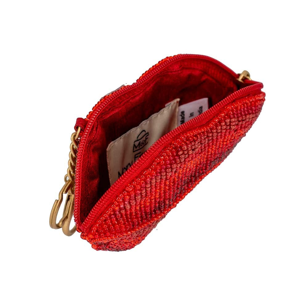 Michael Kors Jet Set Travel Small Top Zip Coin Pouch Id Holder Flame Red -  Walmart.com