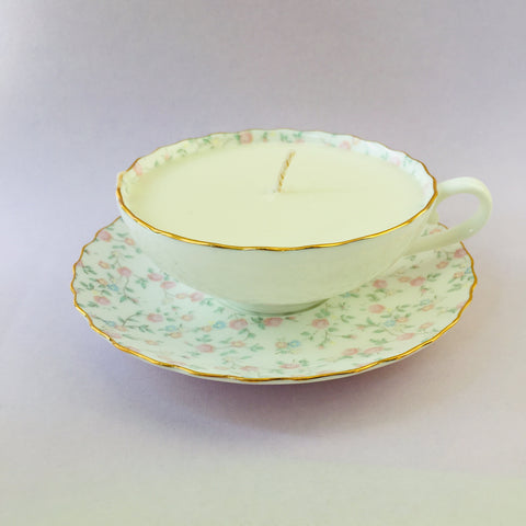 Dot and Lil Artisan Tea Cup Candle 