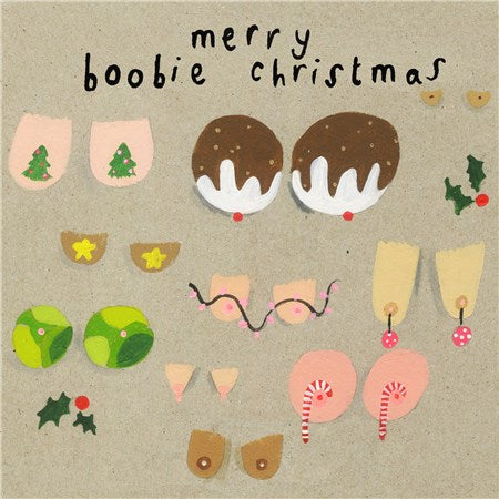 Sooshichacha Card | Merry Boobie Christmas