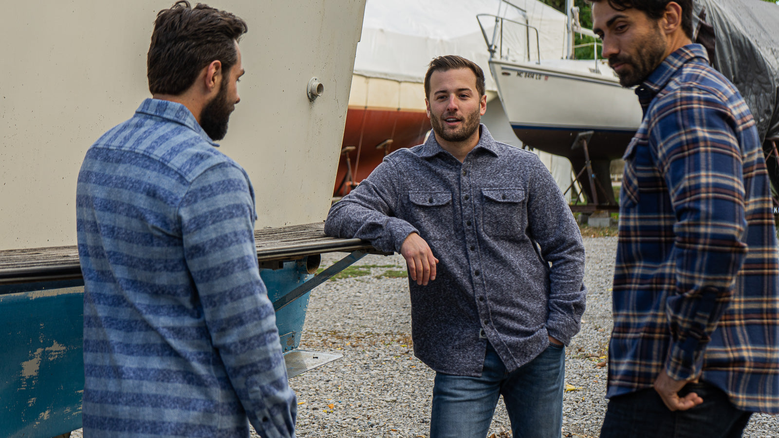 Photo Of Men Outside Wearing MuskOx Flannels