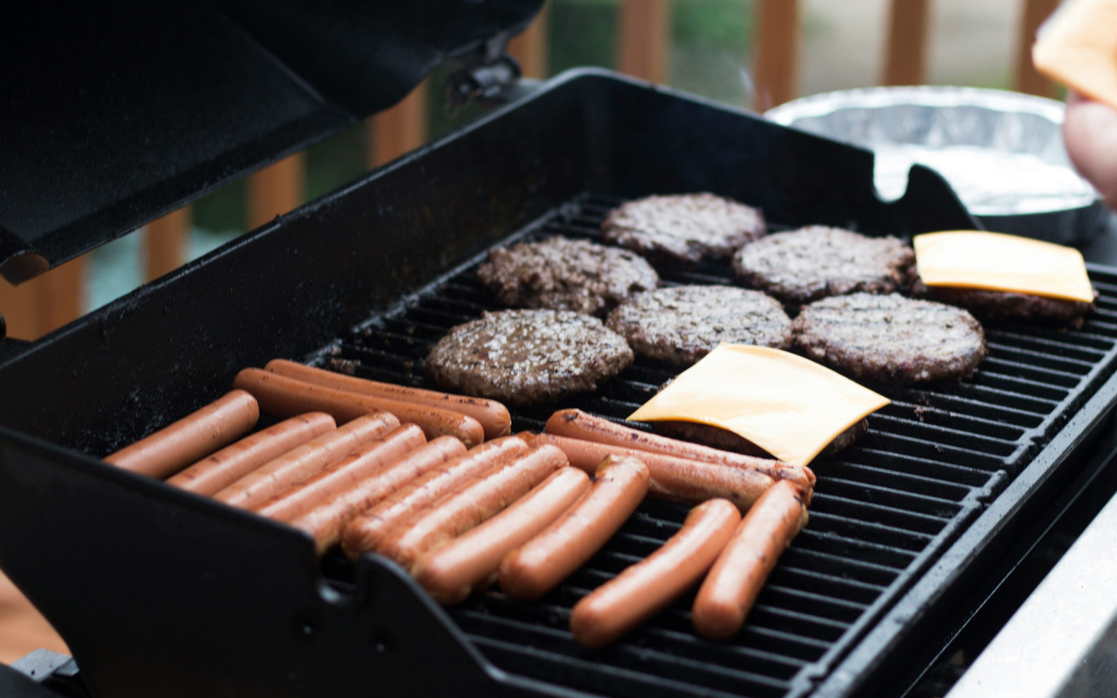 Burgers & Hot Dogs on a Gas Grill