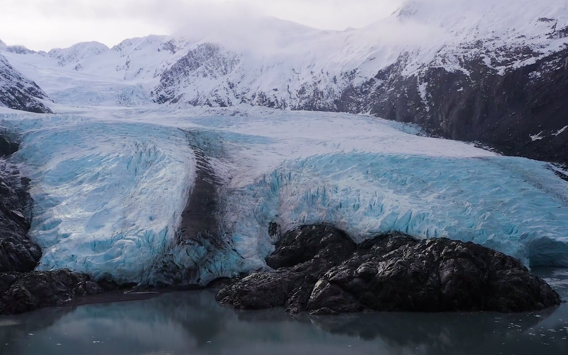 Image of Portage Glacier In Alaska