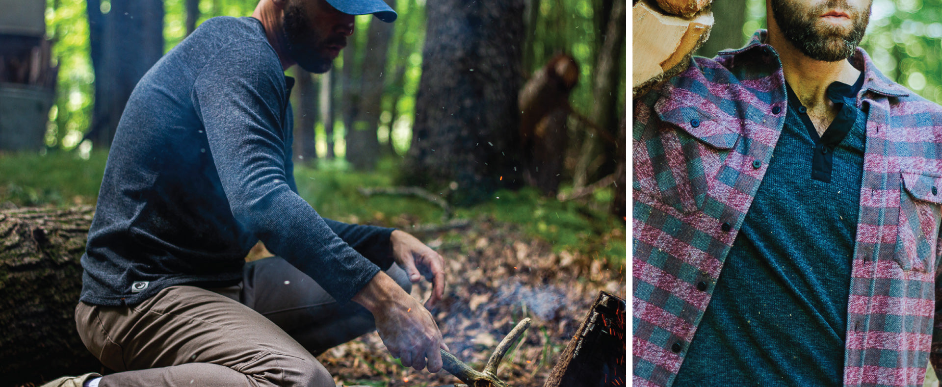 The Mountain Henley, New Frontier Collection by MuskOx Outdoor Apparel