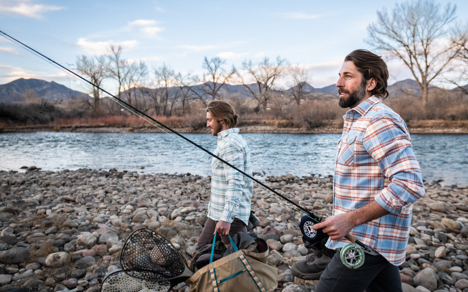 Musk Ox Grand Flannels, Coastline & Sunrise Plaid