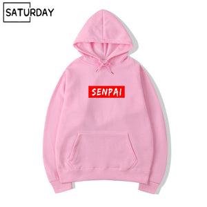 pink senpai hoodie