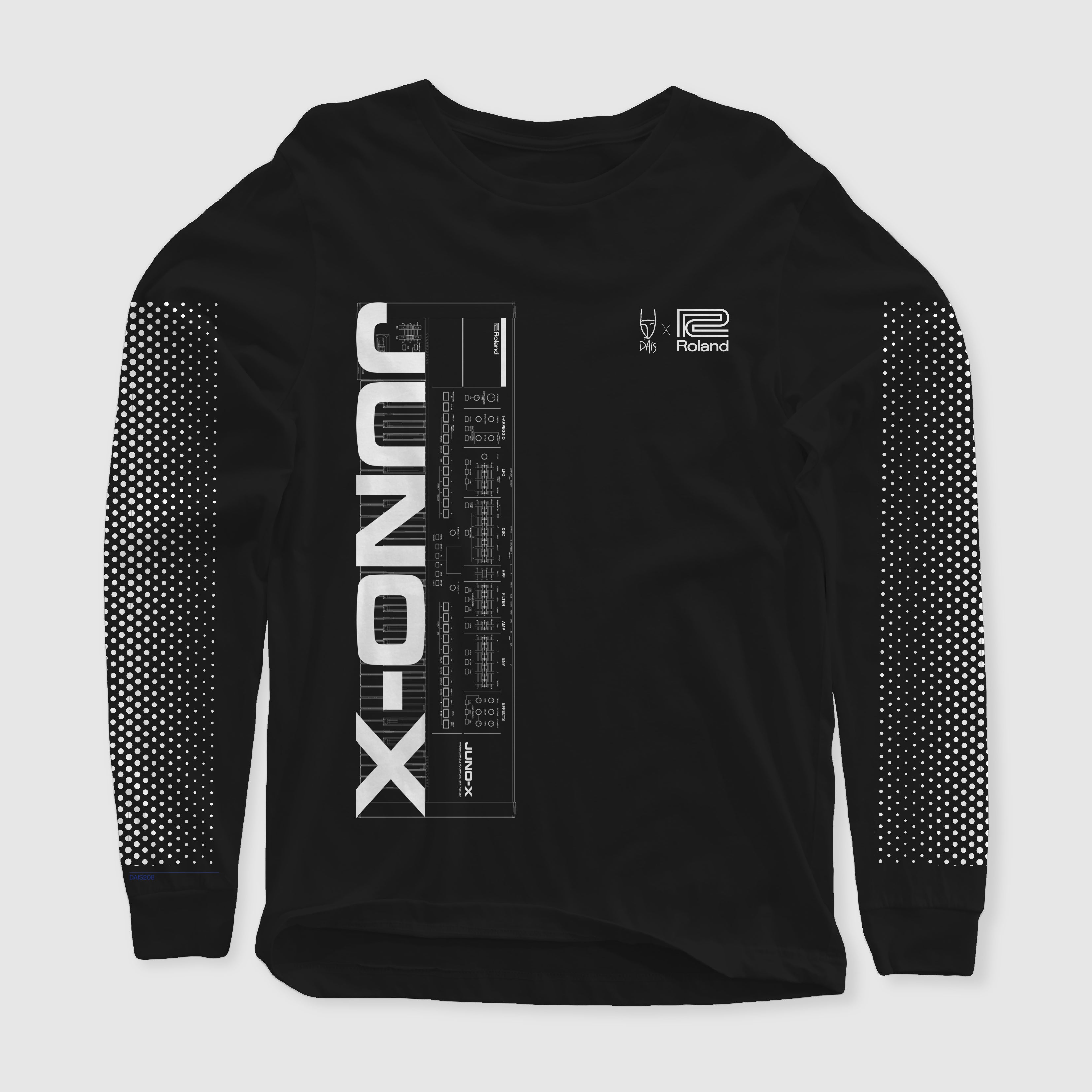 Streng Geniet iets Dais x Roland - "JUNO-X" Long Sleeve T-Shirt – Dais Records