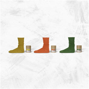 Cased Heavyweight Plain socks Colection