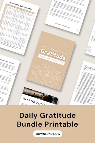 daily gratitude bundle printable