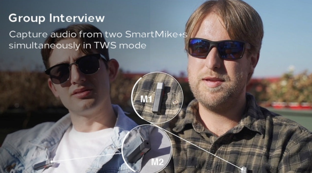 Group Interview-Capture audio from two SmartMike+s simultaneously in TWS mode