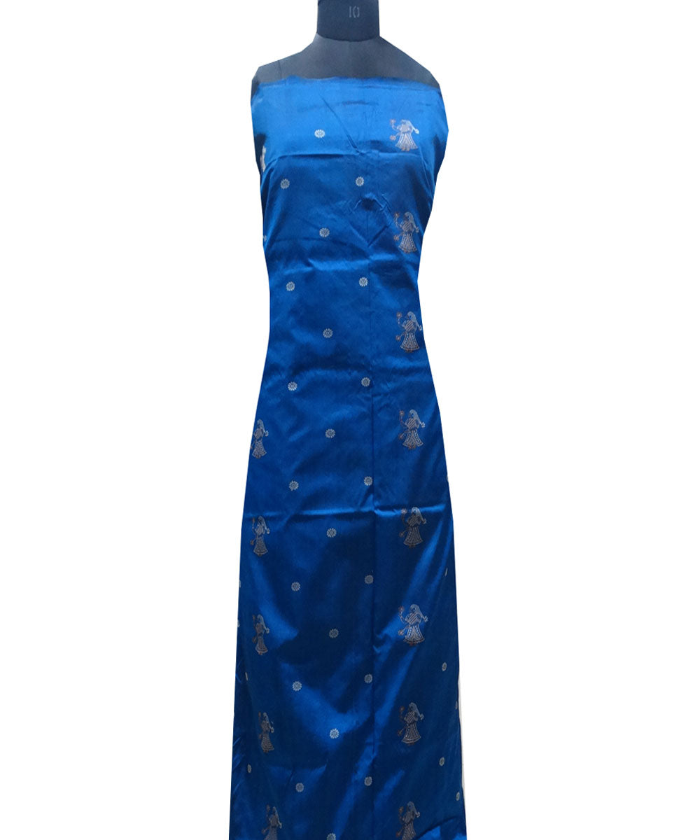 powder blue silk dress