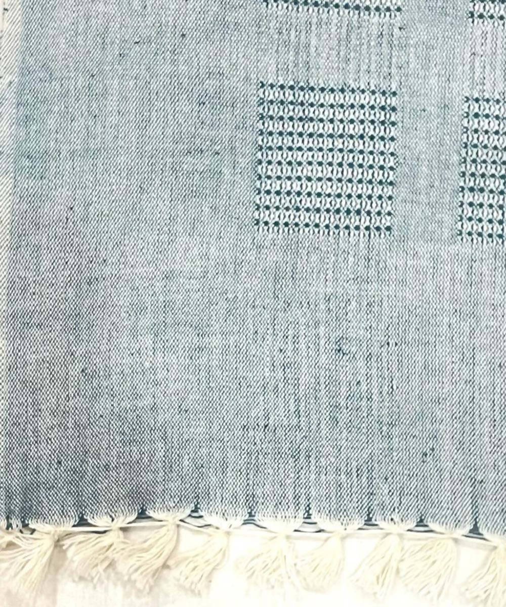 Aegean Waffle Weave Handwoven Coarse Cotton Blanket
