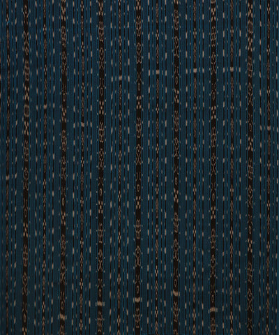 Dark blue handwoven cotton nuapatna dress material