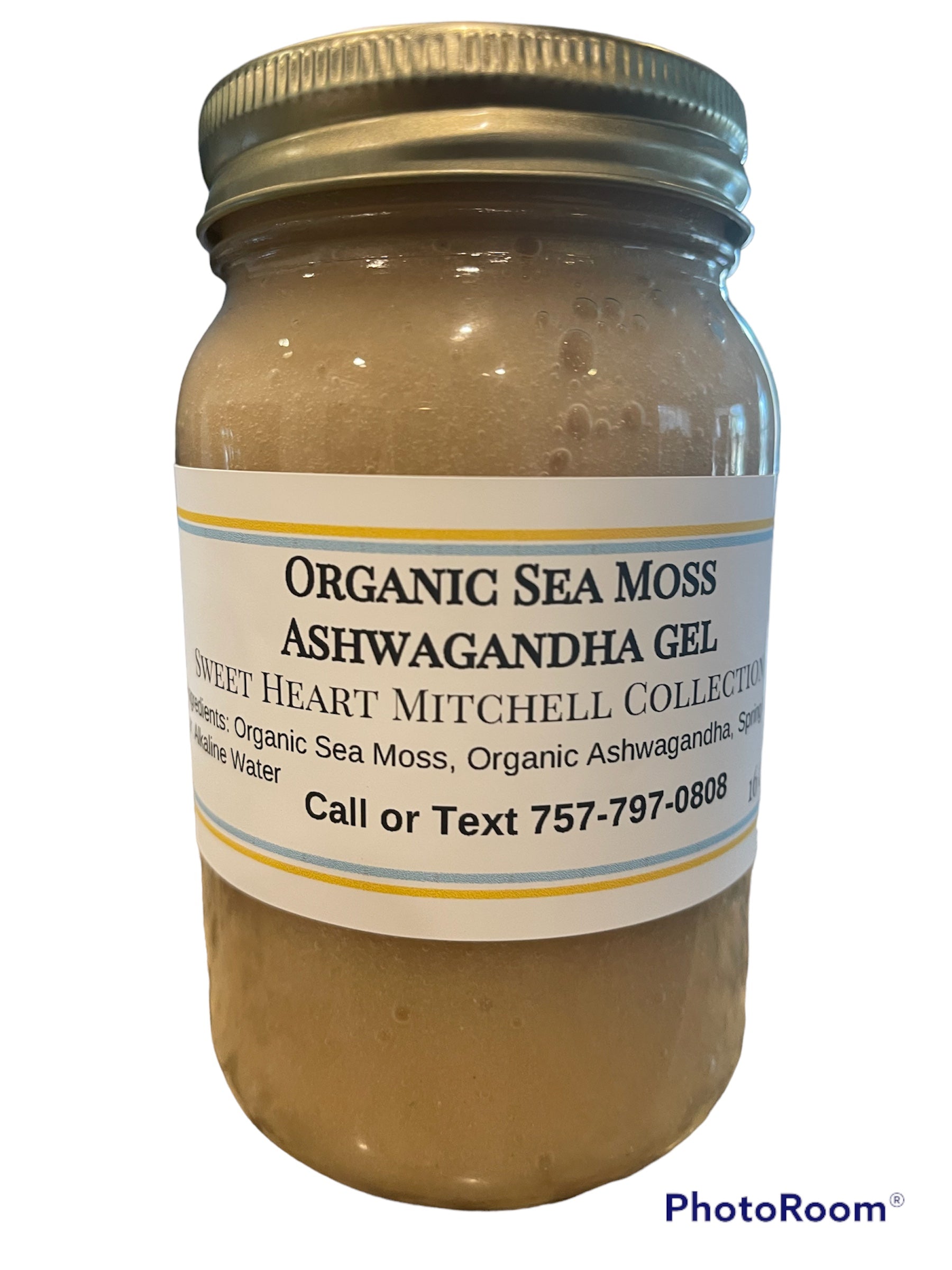 Organic Sea Moss Ashwagandha Gel Sweet Heart Mitchell Collection