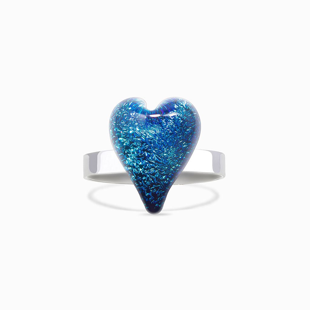 RING INDIGO ~ ETERNAL FUSHIA | HEART | REFLET - Microcosmos