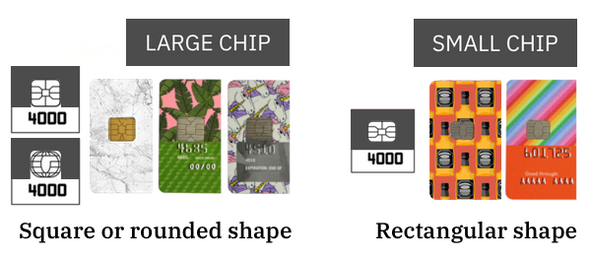 chip sizes