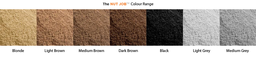 Nut Job colours for covering hair loss at the crown