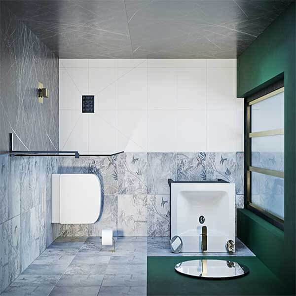 Gestaltung eines Hauptbadezimmers | Opa-Dusche