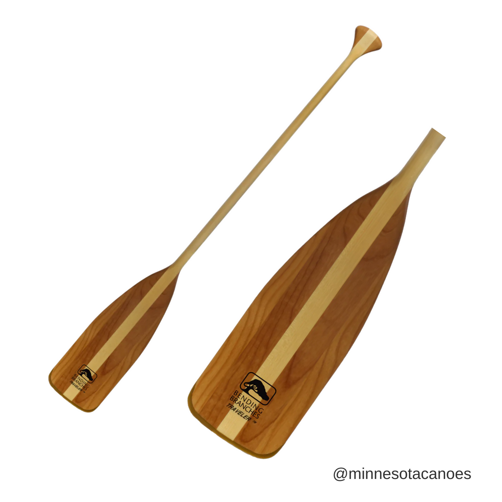 Wooden Bent Shaft Canoe Paddle (Wenonah Quetico) – Minnesota Canoes