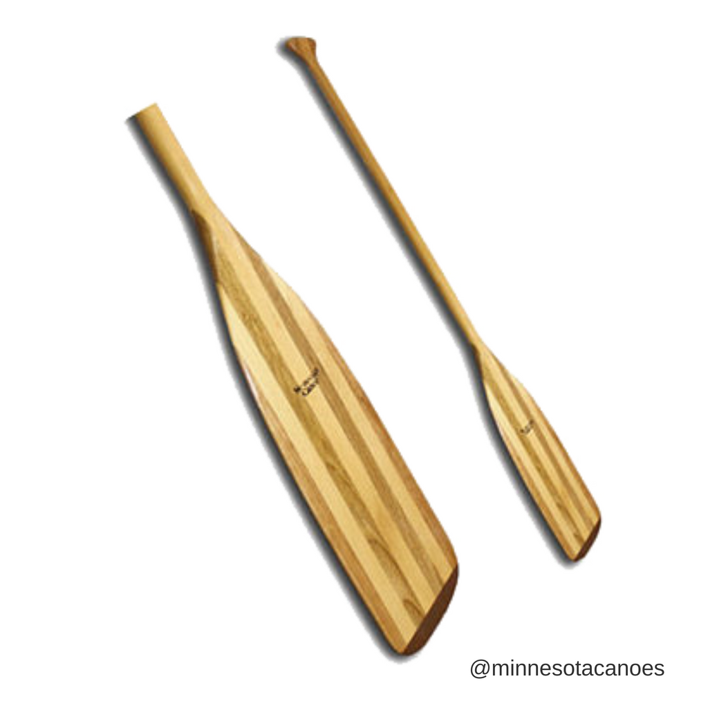 Wooden Bent Shaft Canoe Paddle (Wenonah Quetico) – Minnesota Canoes