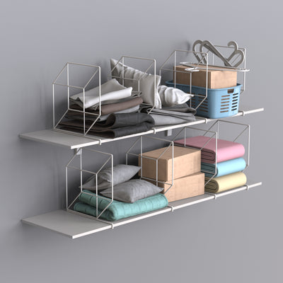 Cube Shelf Dividers for Wooden Shelves