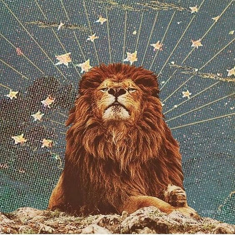 Antique lion leo zodiac sign astrology jewelry