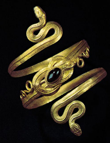 Antique snake bracelet