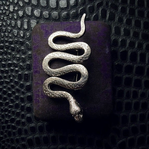 vintage snake brooch