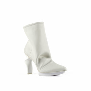 white leather slouch boots