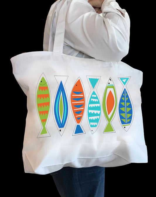 Six Designer Shopping Bags 