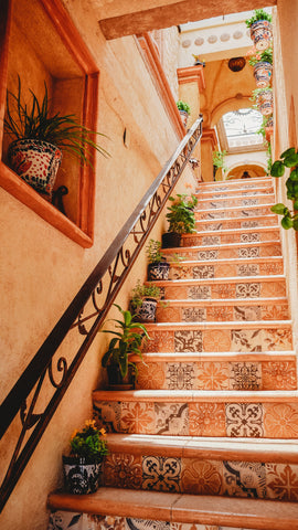 Using Talavera tile on a Staircase