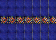 Load image into Gallery viewer, Blue Granada Talavera Mexican Tile