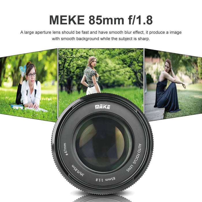 Meike 85mm f1.8 大口径フルフレームオートフォーカス望遠レンズ Canon