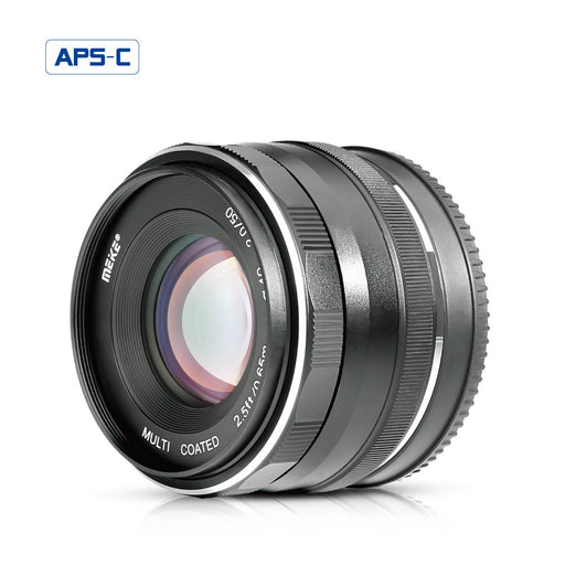 Meike 50mm F1.7 Full Frame Large Aperture Manual Focus Lens for L/E/X/