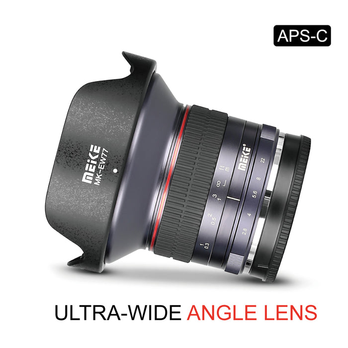 Emigreren lade lekkage Meike 12mm F2.8 APS-C Prime Ultra Wide Angle Manual Lens for X/E/EFM/M —  Meike Global