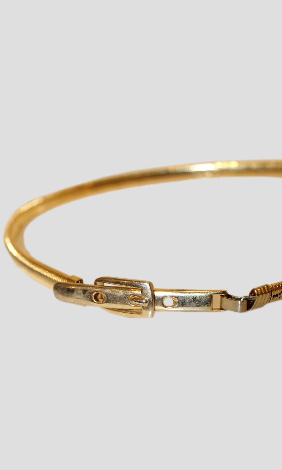 Thin Gold Stretchy Belt